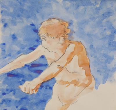 Nu - Crayon graphite et encres sur papier fin - 31x25cm.JPG