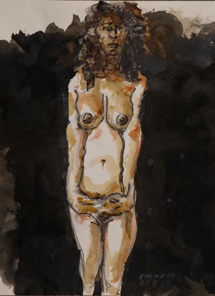 Nu debout - Crayon et encres - 30x20cm.JPG