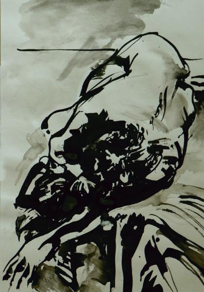 Nu endormi - Encre de Chine sur cahier - 20x15cm.JPG