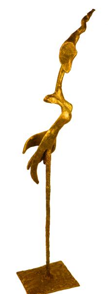 Femme oiseau - Bronze brossé - H 160cm.JPG