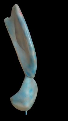 Guimbi Ouattara - Bronze peint et composite - H 110cm.JPG