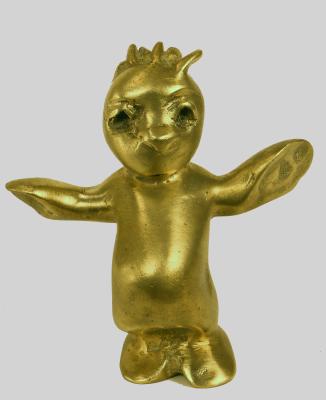 Jeune manchot - Bronze brossé - H 10cm.JPG